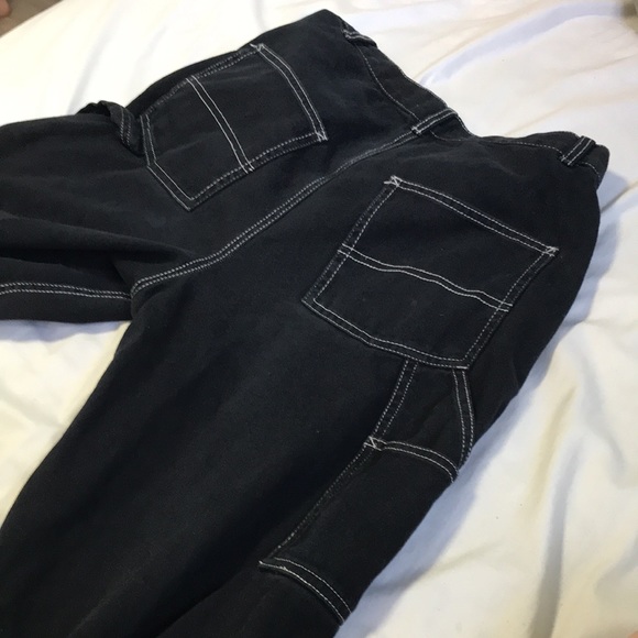 garage black and white stitching carpenter pants !! - Picture 4 of 5